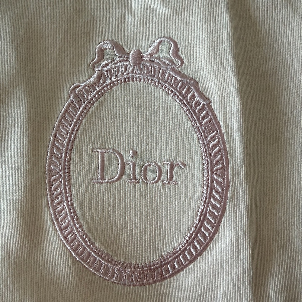 Dior Pale Pink Logo Tee - Picture 2 of 6